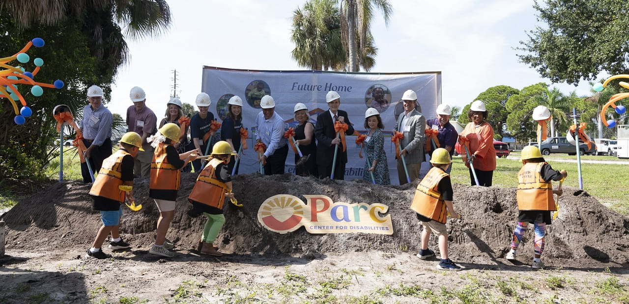 Raymond James leaders help break ground on Parc's new Children's Services Center